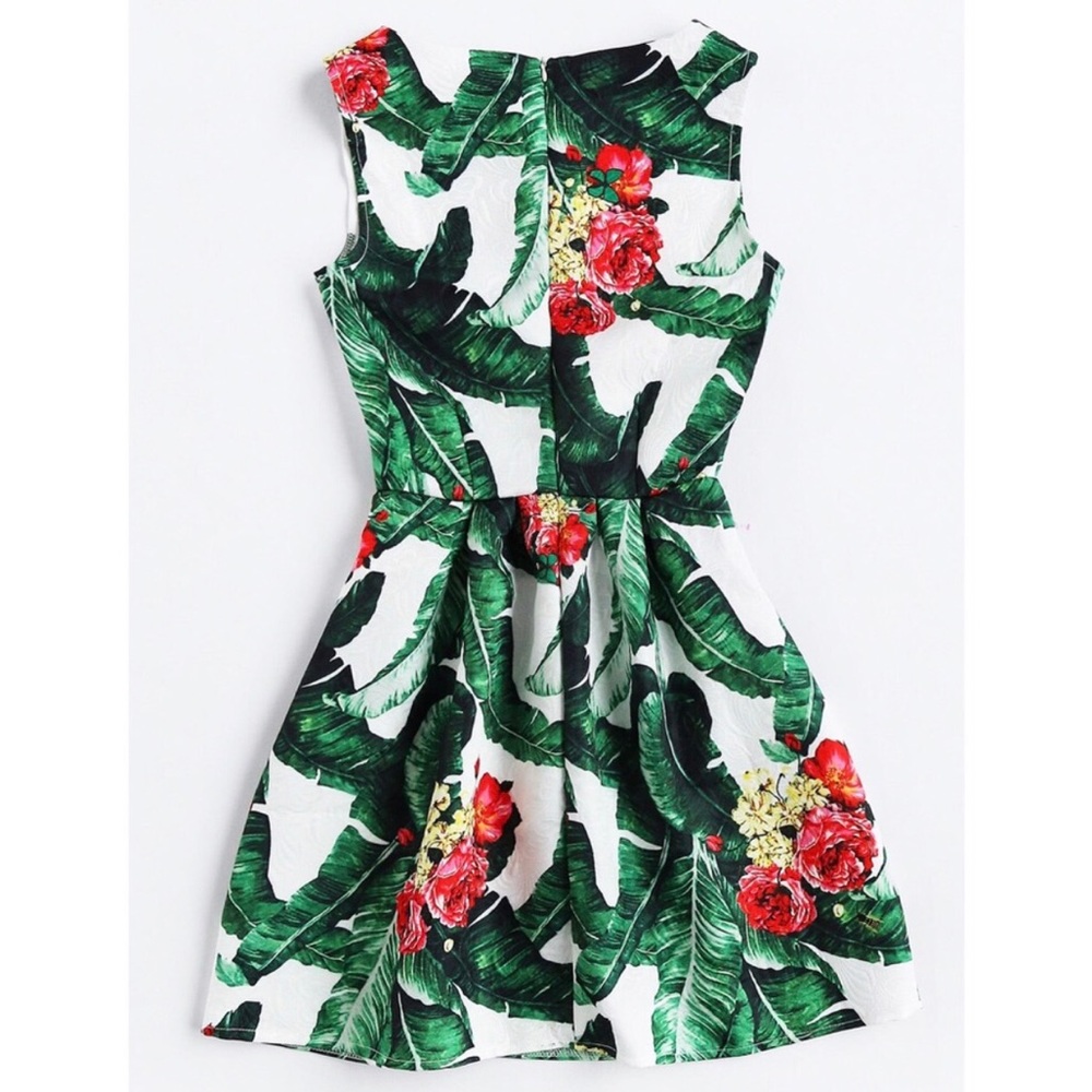 🌴1 LEFT🌴 Tropical A-Line Dress - Picture 7 of 7